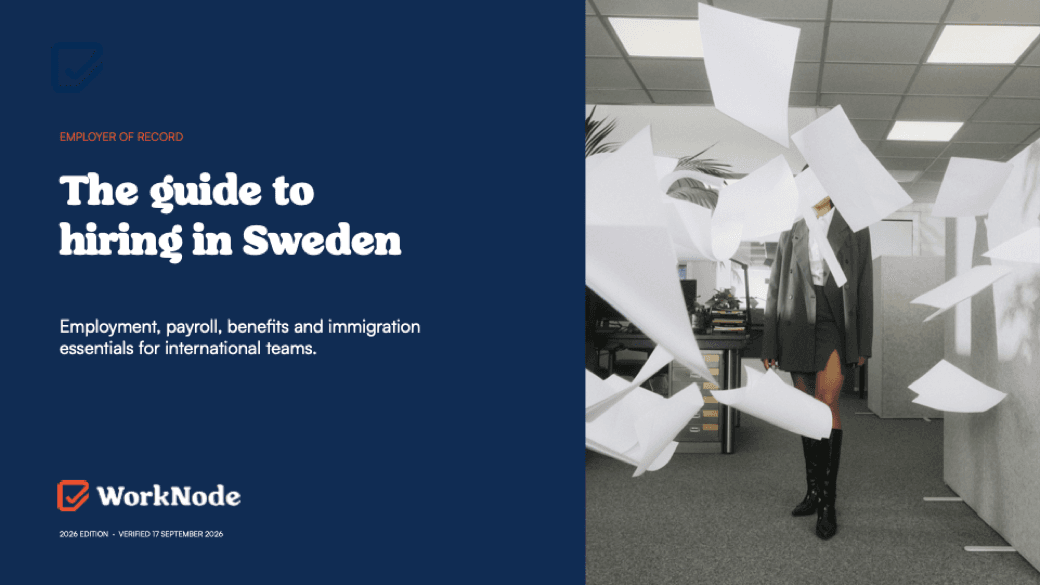 WorkNode 2026 guide to hiring in Sweden.